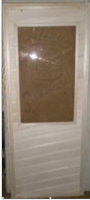 Дверь ДО с петлями (правая, левая) длин. стекло180х70